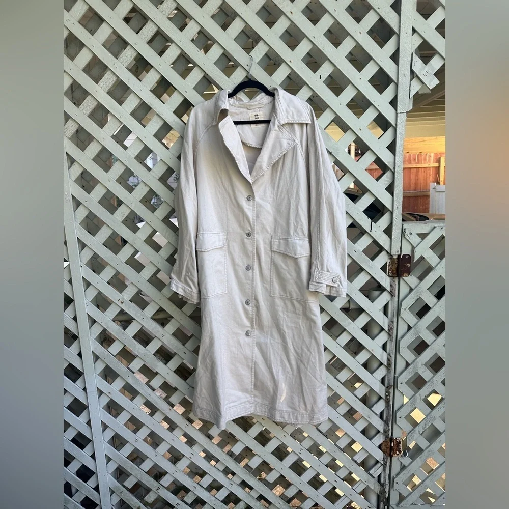 Free People perry washed trench coat